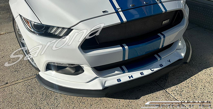 Custom Ford Mustang  Coupe & Convertible Front Add-on Lip (2015 - 2019) - $650.00 (Part #FD-022-FA)